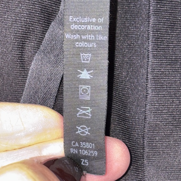 Lululemon XS Elastic Waist CA35801 RN 106259 Joggers Womens Black Pants - Picture 7 of 7